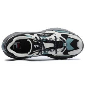 2 Sneakers da corsa “White Grey Green”