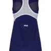 Abito da donna in jersey a rete blu navy con pantaloncini interni