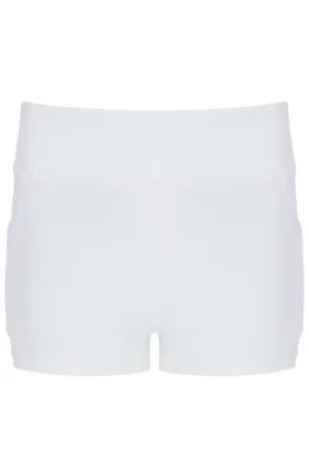 Abito in jersey a rete da donna Off White con pantaloncini interni