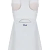 Abito in jersey a rete da donna Off White con pantaloncini interni