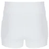 Abito in jersey a rete da donna Off White con pantaloncini interni