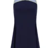 Abito in jersey da donna blu navy scuro con pantaloncini interni