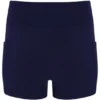 Abito in jersey da donna blu navy scuro con pantaloncini interni