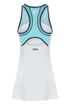 Abito in jersey da donna color acquamarina con pantaloncini interni