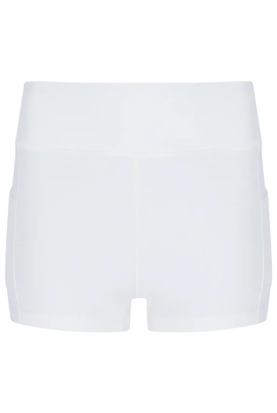 Abito in jersey da donna color acquamarina con pantaloncini interni