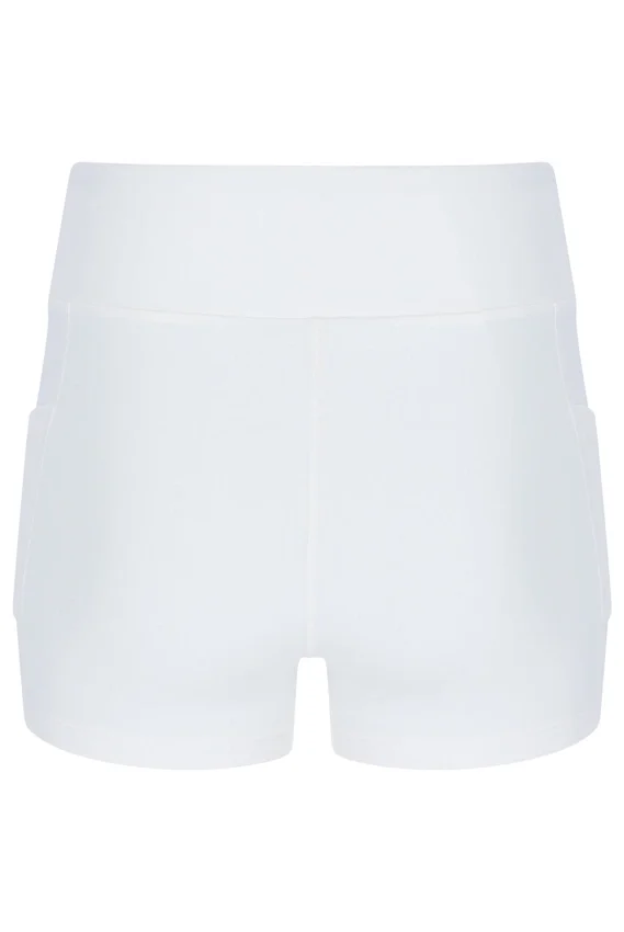 Abito in jersey da donna color acquamarina con pantaloncini interni