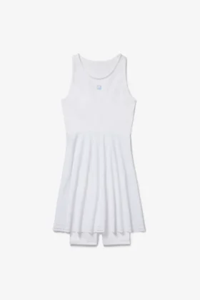 Abito senza cuciture Center Court bianco