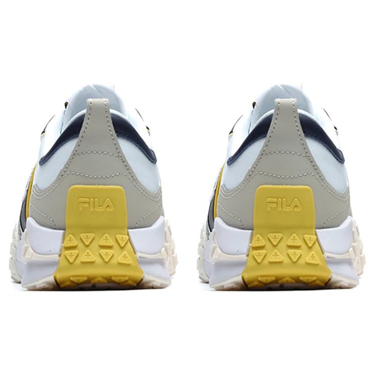 Athletics Brick Shoes "Bianco Grigio Giallo"