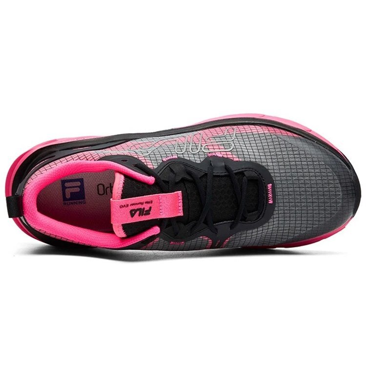 Athletics Low Top Nero/Rosa