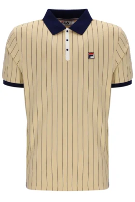 Beige classico Polo a righe BB1 Classic Vintage