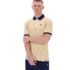 Beige classico Polo a righe BB1 Classic Vintage