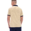 Beige classico Polo a righe BB1 Classic Vintage