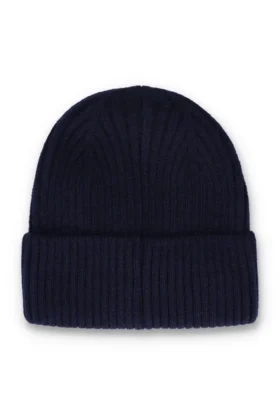 Berretto Fila Navy Ricco Watchman a coste con risvolto