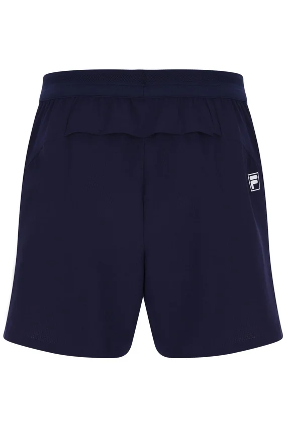 Blu navy scuro Pantaloncini da tennis da uomo da 5" con slip interno