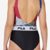 Body con stampa all-over multicolore