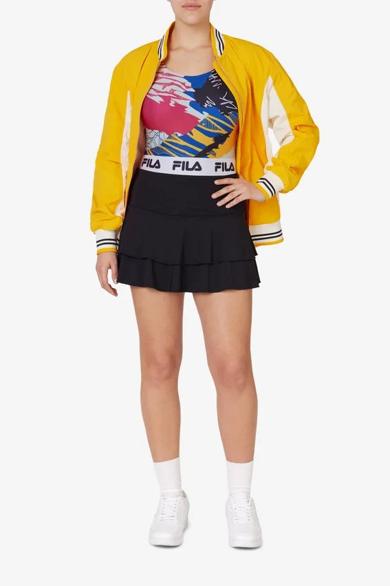 Body con stampa all-over multicolore