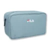 Borsa da toilette con logo grigia
