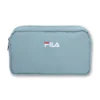 Borsa da toilette con logo grigia