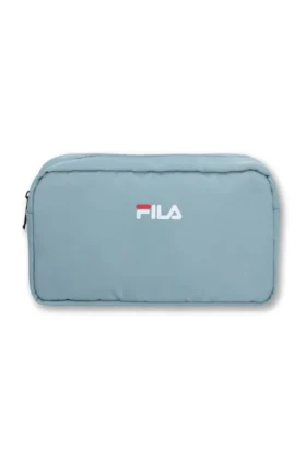 Borsa da toilette con logo grigia