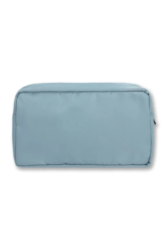 Borsa da toilette con logo grigia