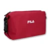 Borsa da toilette con logo rosso