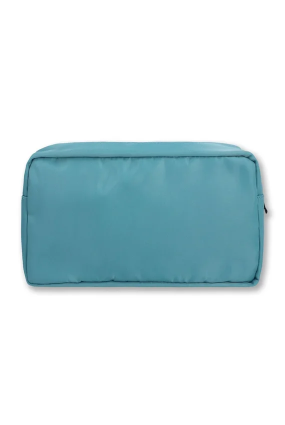 Borsa da toilette con logo verde