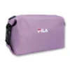 Borsa da toilette con logo viola