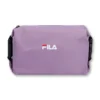 Borsa da toilette con logo viola