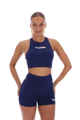 Bralette sportiva Fila x TALA SKINLUXE blu navy