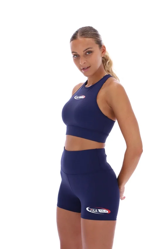 Bralette sportiva Fila x TALA SKINLUXE blu navy