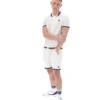 Camicia in maglia all'uncinetto Gardenia Domenico con bordi a contrasto