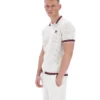 Camicia in maglia all'uncinetto Gardenia Domenico con bordi a contrasto