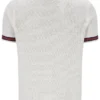 Camicia in maglia all'uncinetto Gardenia Domenico con bordi a contrasto