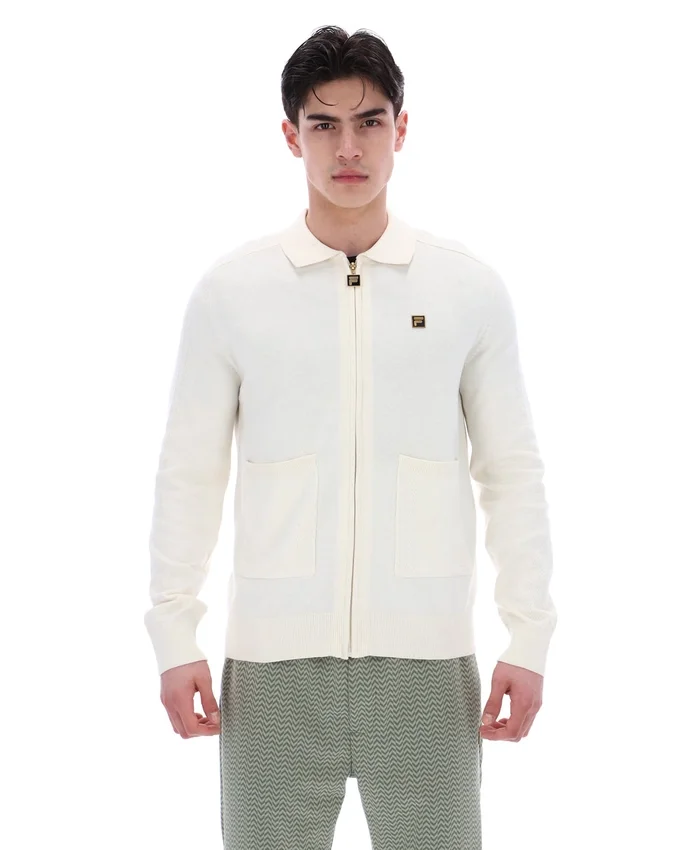 Camicia in maglia Teddy color latte di cocco