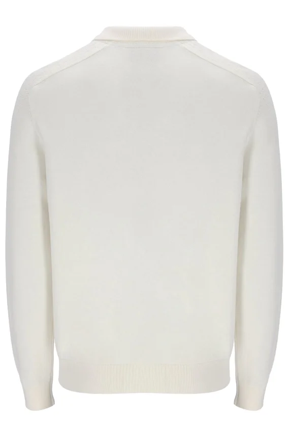 Camicia in maglia Teddy color latte di cocco