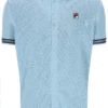 Camicia lavorata all’uncinetto Skyway Domenico con bordino a contrasto