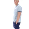 Camicia lavorata all’uncinetto Skyway Domenico con bordino a contrasto