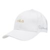 Cappellino da baseball casual da uomo Fila con logo, bianco