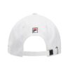 Cappellino da baseball casual da uomo Fila con logo, bianco