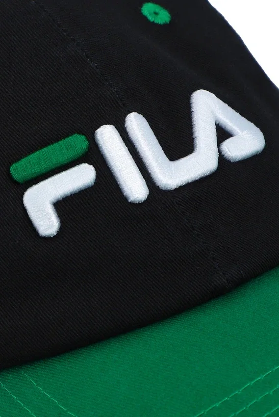 Cappellino da baseball classico nero con visiera regolabile