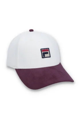 Cappellino da baseball in velluto a coste Gardenia Clarke con blocchi di colore