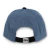 Cappellino da baseball vintage in velluto a coste Clarke con blocchi di colore indaco