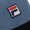 Cappellino da baseball vintage in velluto a coste Clarke con blocchi di colore indaco