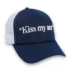 Cappellino Fila Navy Wells Slogan in neoprene con retro in rete