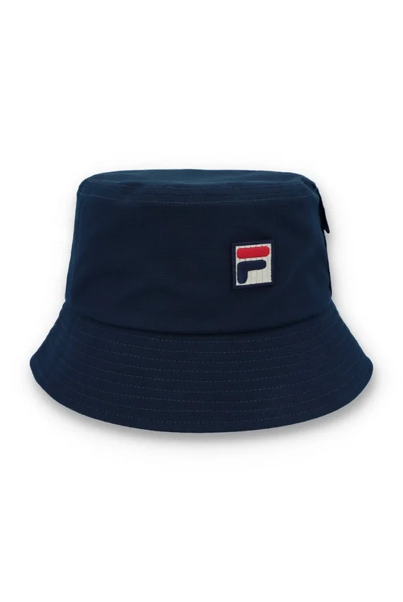 Cappello a secchiello blu Lavaro in tessuto ripstop