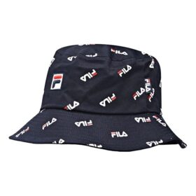 Cappello a secchiello con logo integrale "Nero"