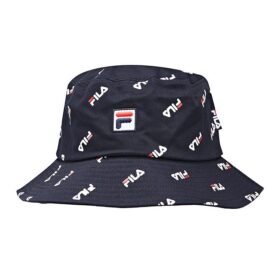 Cappello a secchiello con logo integrale “Nero”