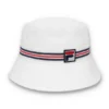 Cappello a secchiello Heritage Stripe bianco