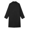 Cappotto in maglia a mezza lunghezza Milano in tinta unita "Nero"