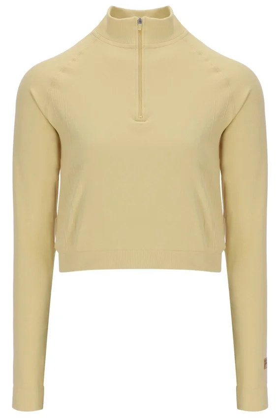 Casa Seamless Quarter Zip giallo